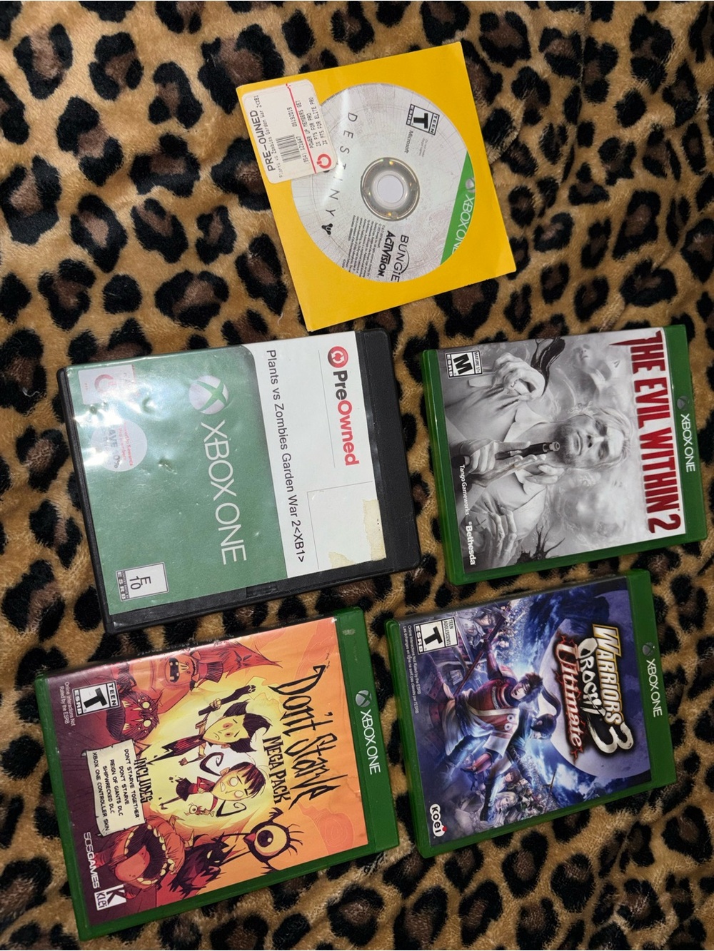 Set of 5 Xbox One video games